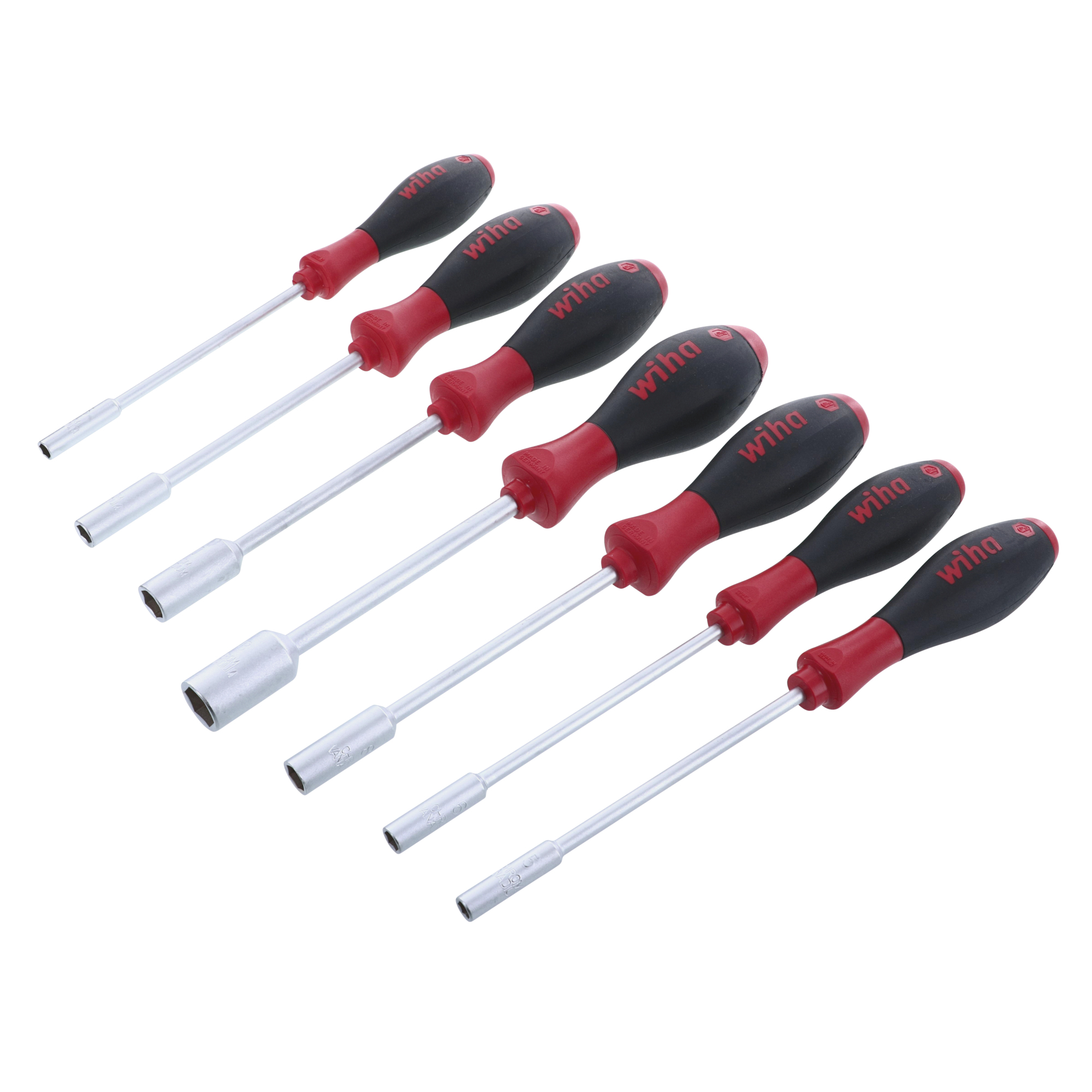 Wiha Tools 7 Piece SoftFinish Nut Driver Set - Metric , Model# 34194